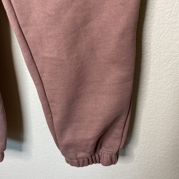 Maison Article fleece jogger sweat pants women’s large mauve blush shoe palace - Picture 3 of 7